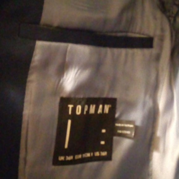 NWOT - TOPMAN Blue Dress Suit Set - Jacket Only (SEE DESCRIPTION) - Picture 5 of 15